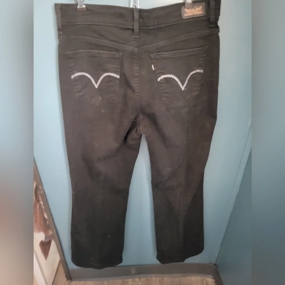 Levi's 512 Bootcut perfectly Slimming black jeans‎ size 12